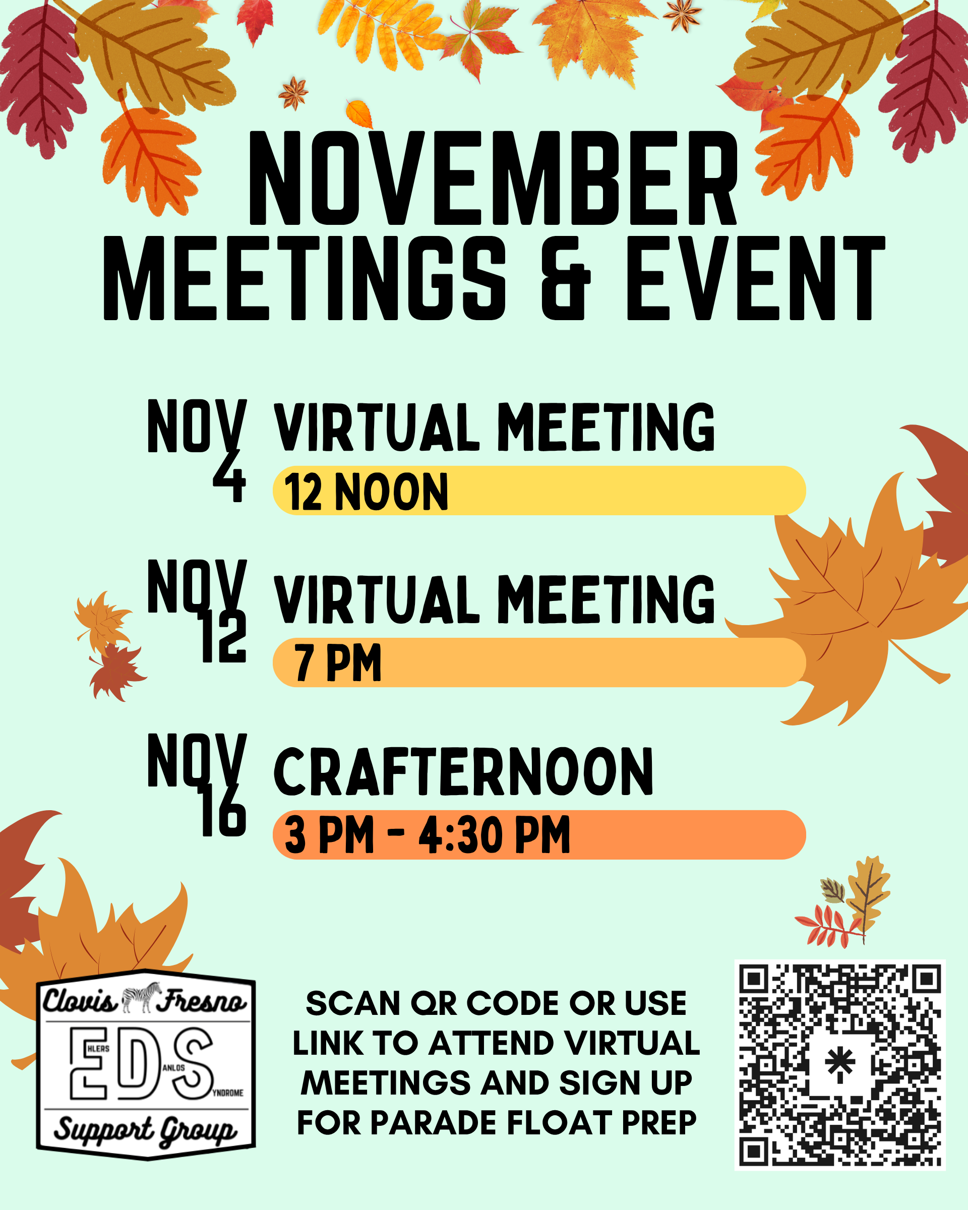 blue and yellow school activities calendar of events sticky notes poster 4